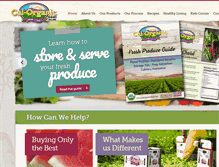 Tablet Screenshot of calorganicfarms.com